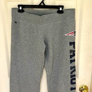 PINK NFL New England Patriots sweatpants. Size medium